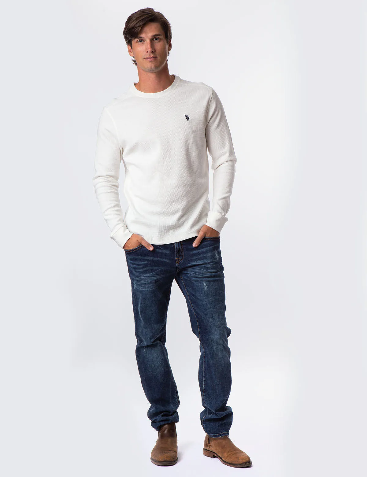 THERMAL CREW NECK SHIRT