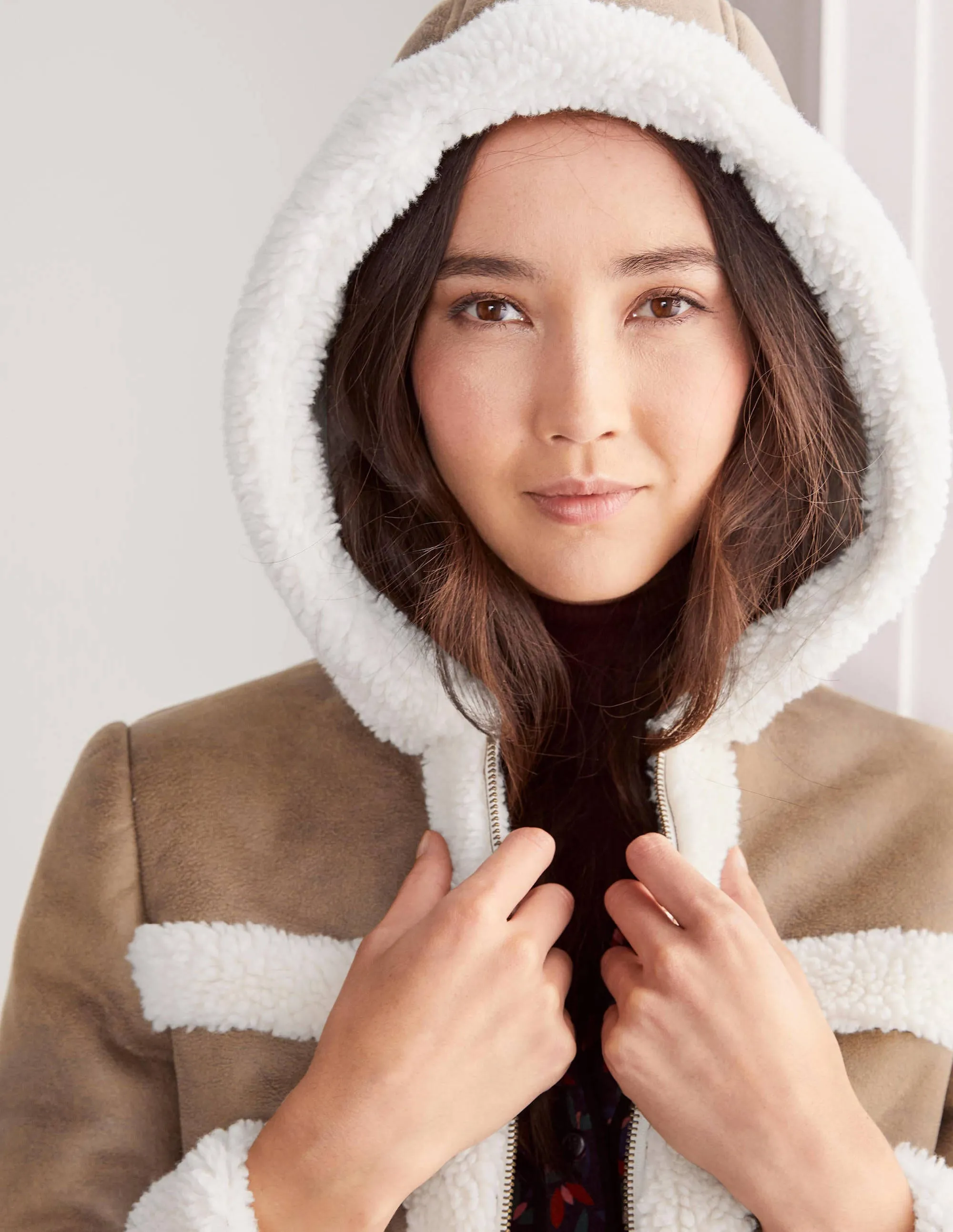Thurso Sherpa Jacket-Camel