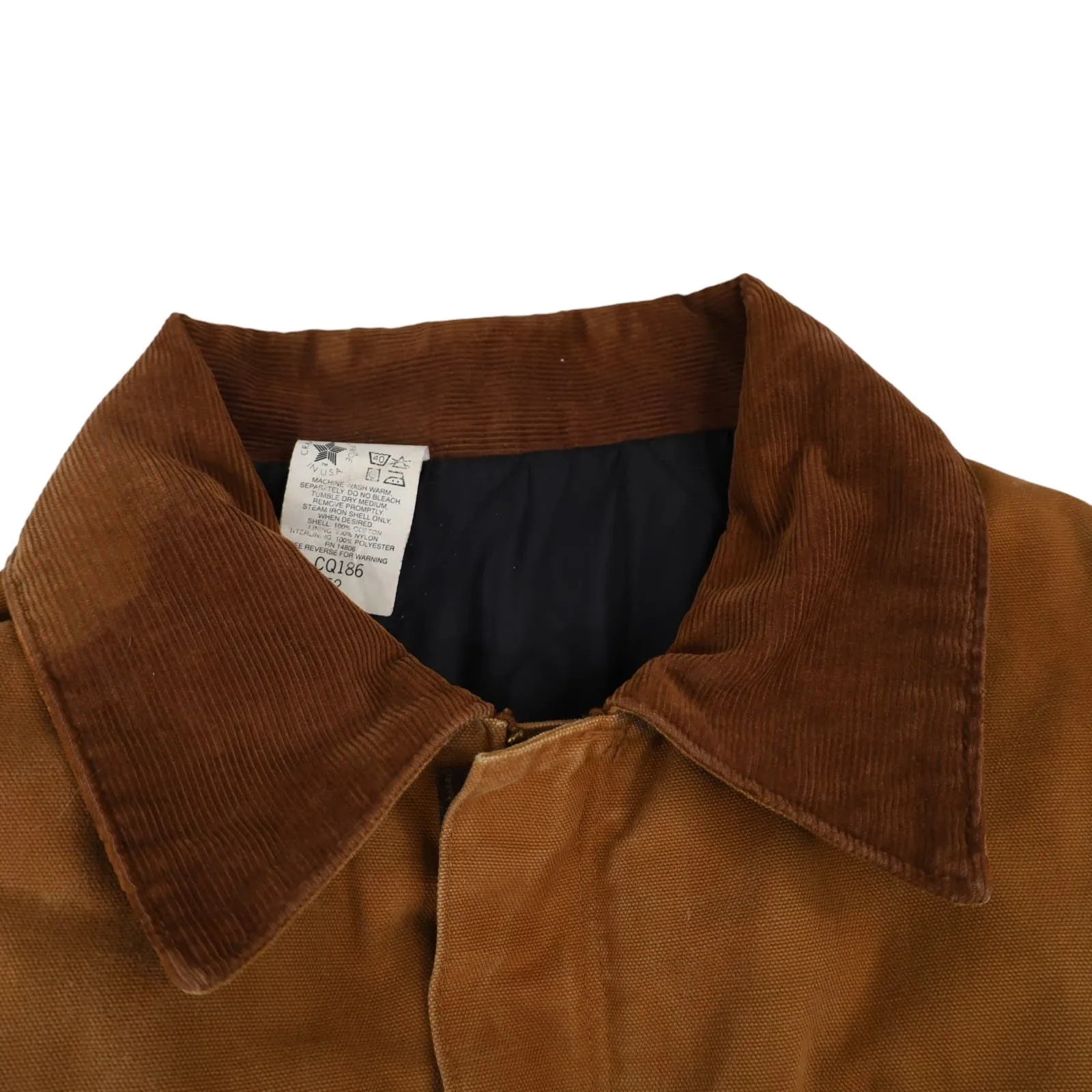 Vintage Carhartt CQ186 Quilted Chore Coat - 2XL