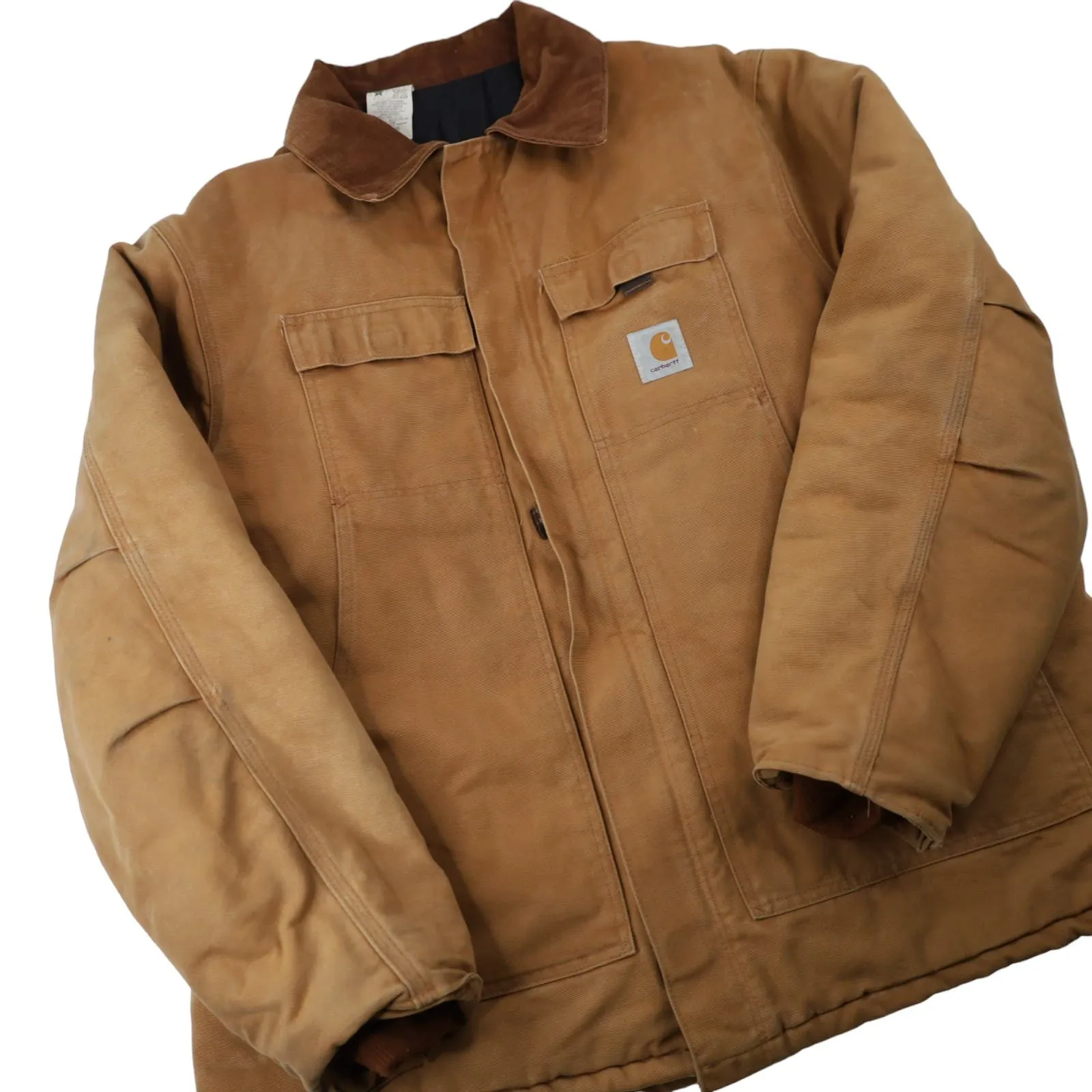Vintage Carhartt CQ186 Quilted Chore Coat - 2XL