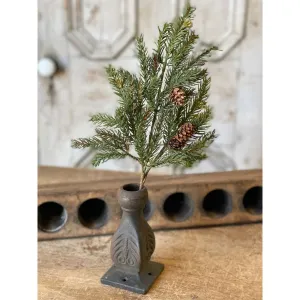 White Spruce with Cones Pick - 16"