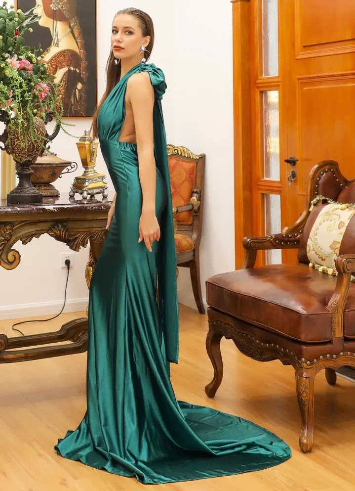 Women's Sleeveless V-Neck Maxi Dress