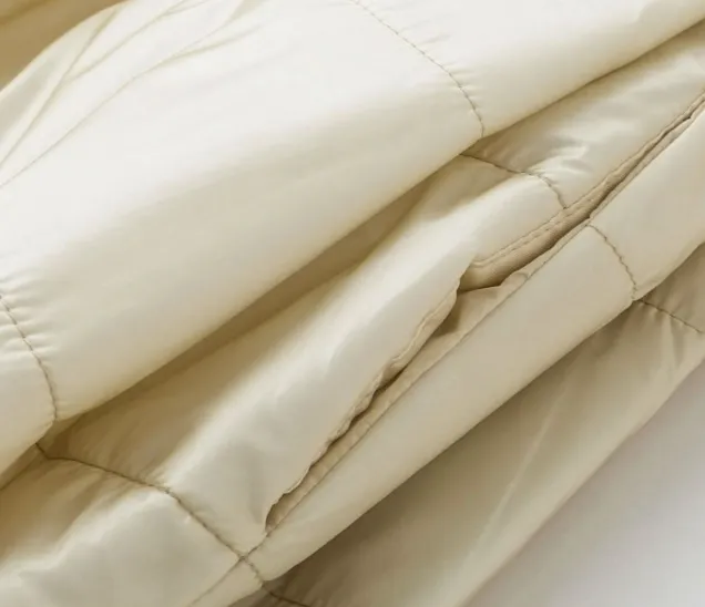 Women's Winter Casual Satin Parka