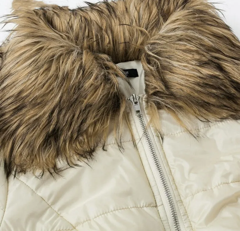 Women's Winter Casual Satin Parka
