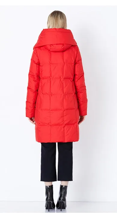Women's Winter Warm Windproof Stylish Hooded Parka