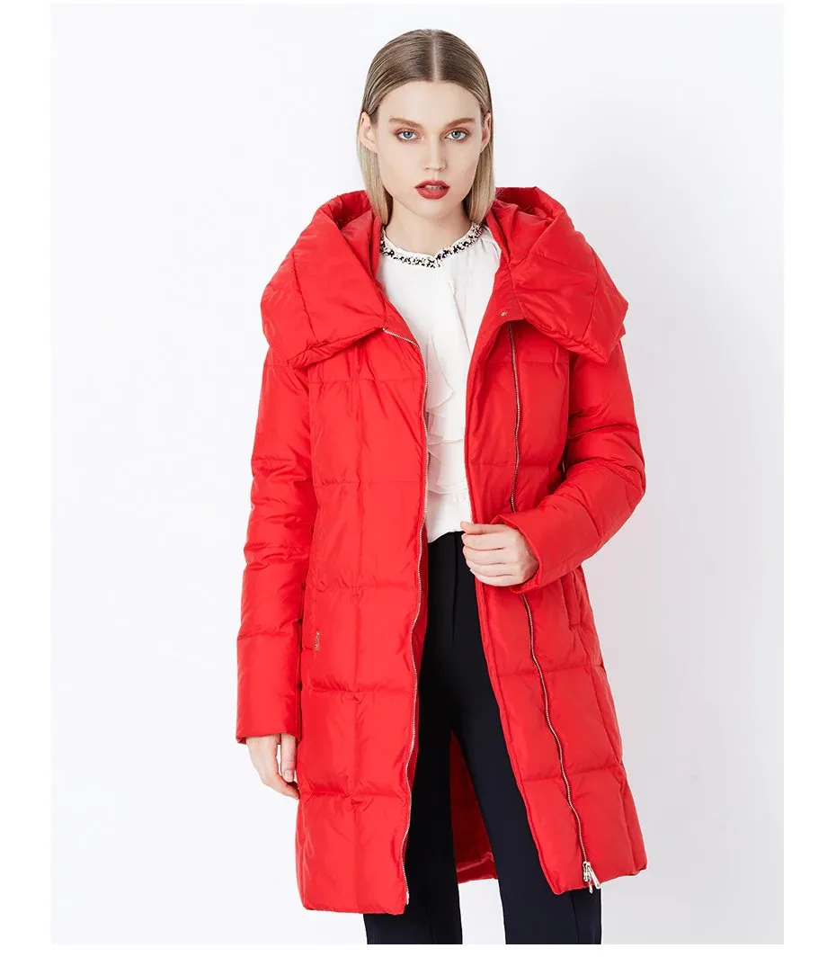 Women's Winter Warm Windproof Stylish Hooded Parka