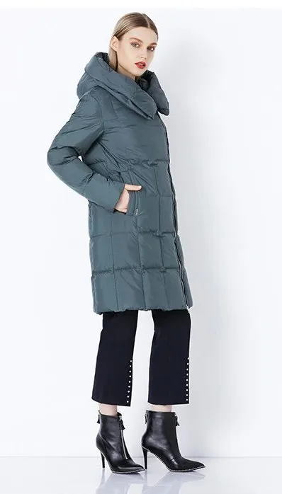 Women's Winter Warm Windproof Stylish Hooded Parka