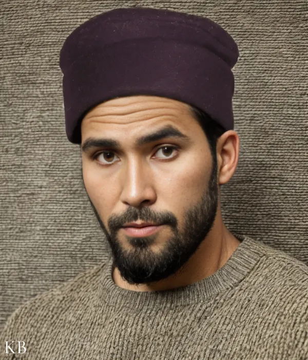 Woody Brown Afghani Style Foam Cap
