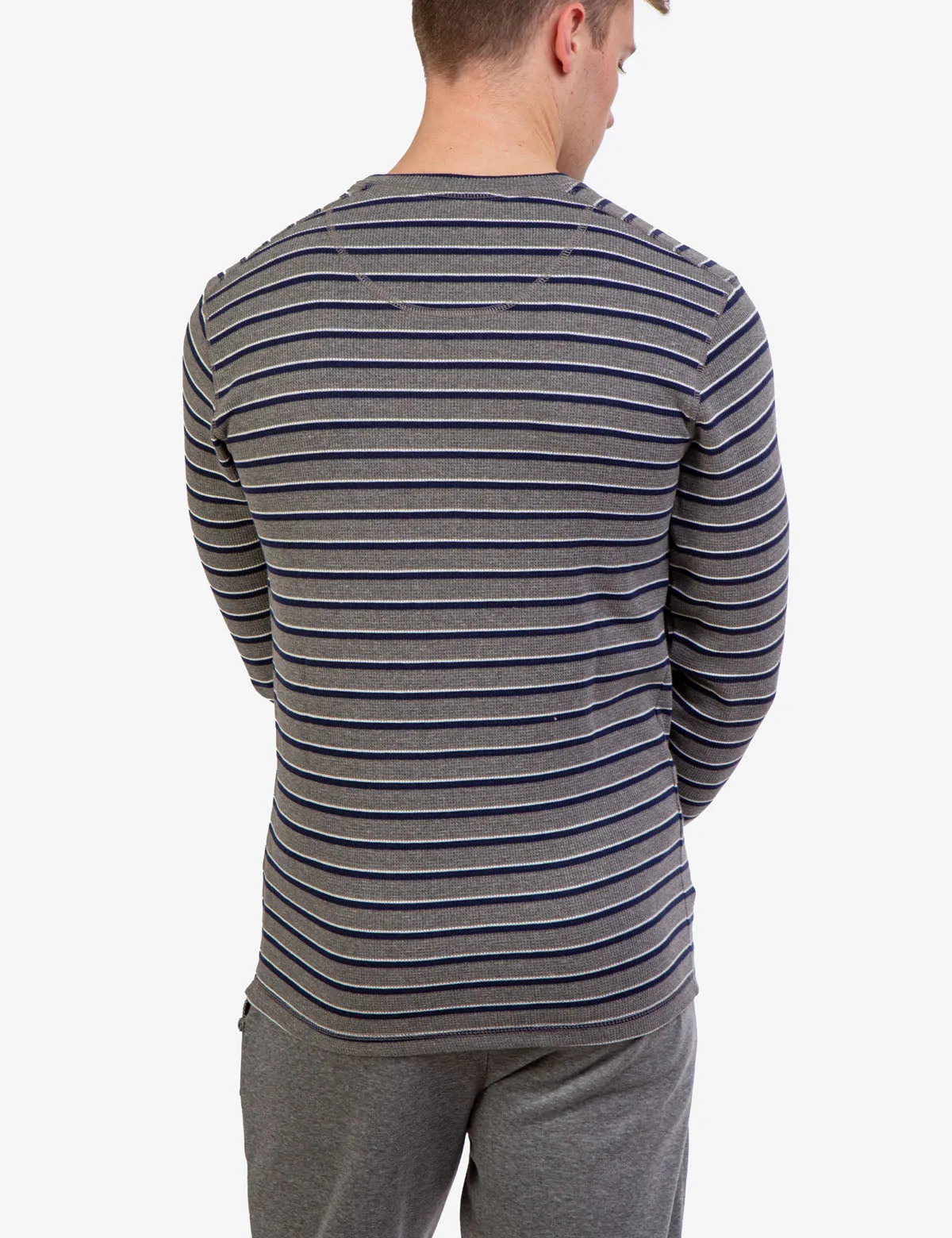 YARN DYE STRIPE THERMAL