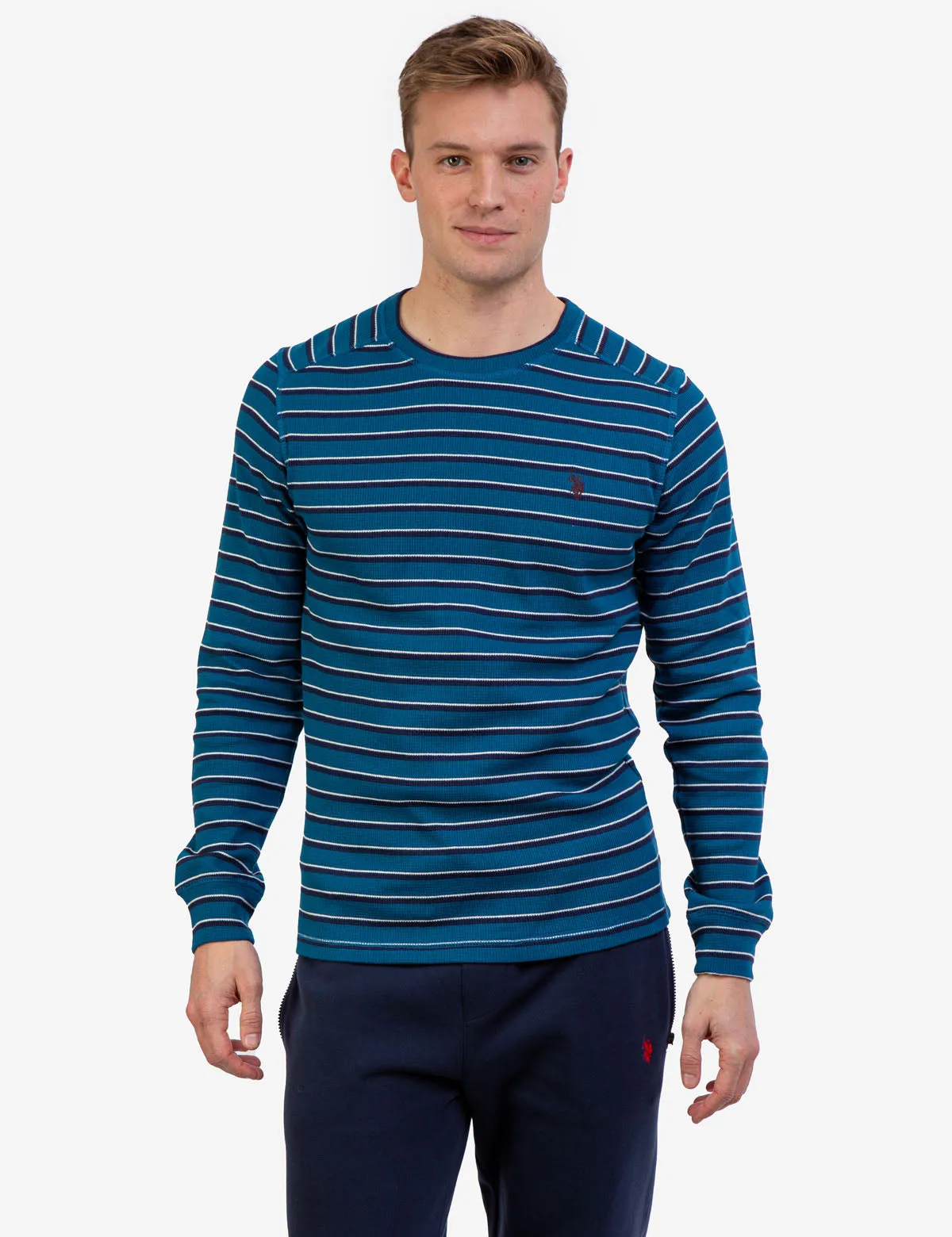 YARN DYE STRIPE THERMAL