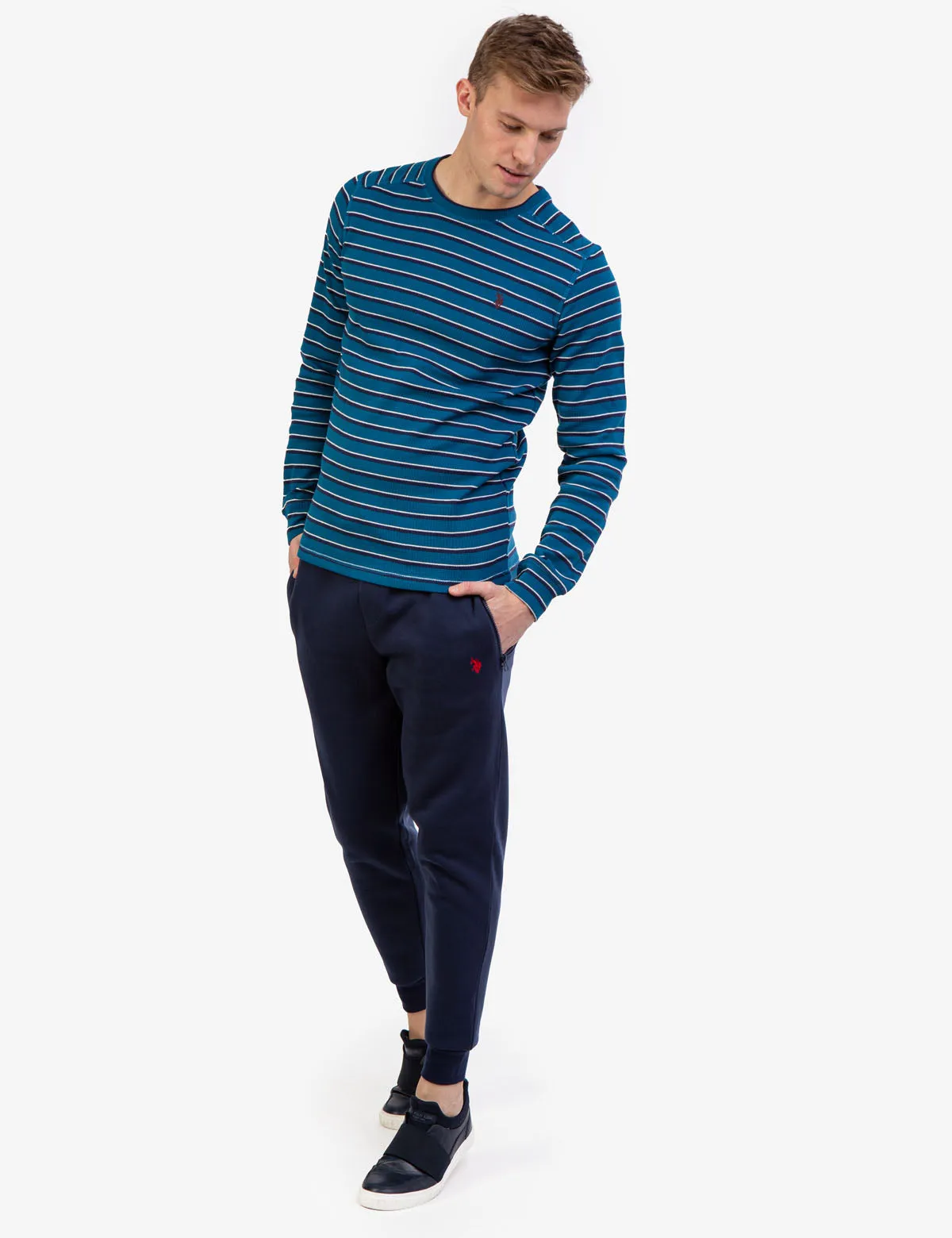 YARN DYE STRIPE THERMAL