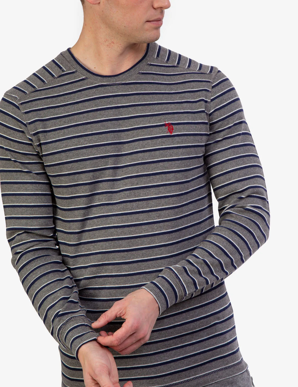 YARN DYE STRIPE THERMAL
